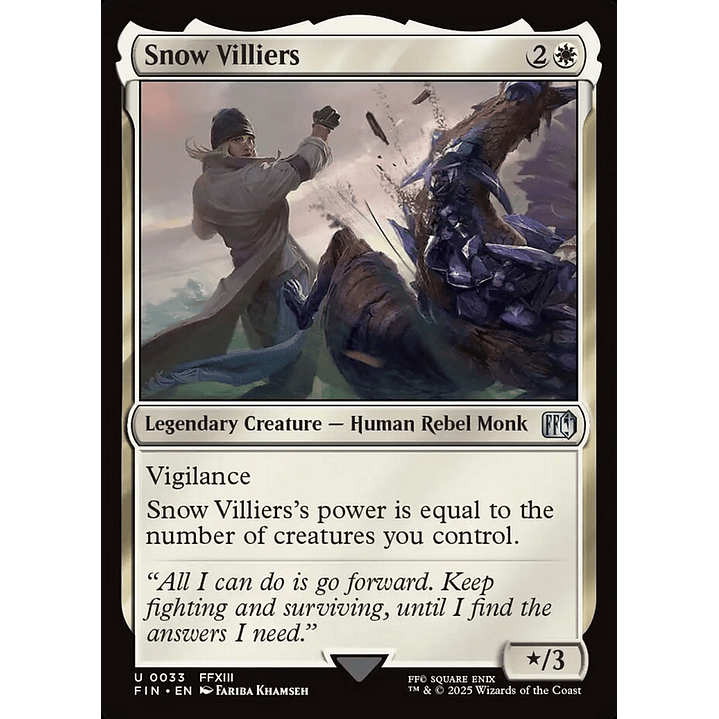 Snow Villiers (foil) | Inglés | NM | FIN 1