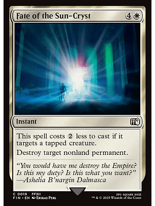 Fate of the Sun-Cryst (foil) | Inglés | NM | FIN
