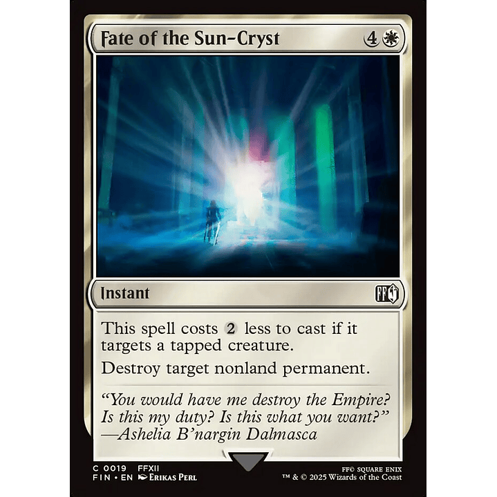 Fate of the Sun-Cryst (foil) | Inglés | NM | FIN 1