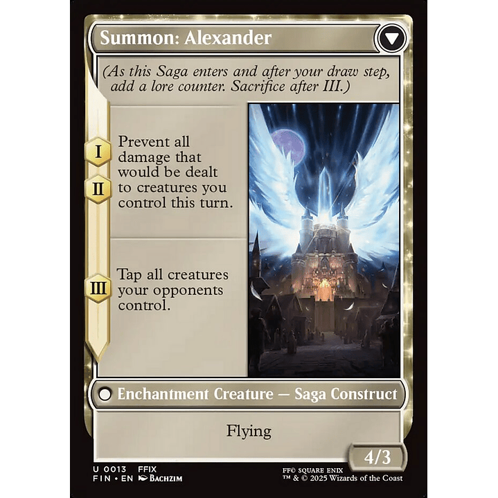 Crystal Fragments // Summon: Alexander (foil) | Inglés | NM | FIN 2
