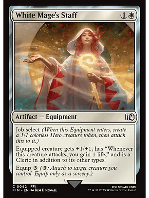 White Mage's Staff (foil) | Inglés | NM | FIN