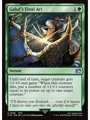 Galuf's Final Act (foil) | Inglés | NM | FIN