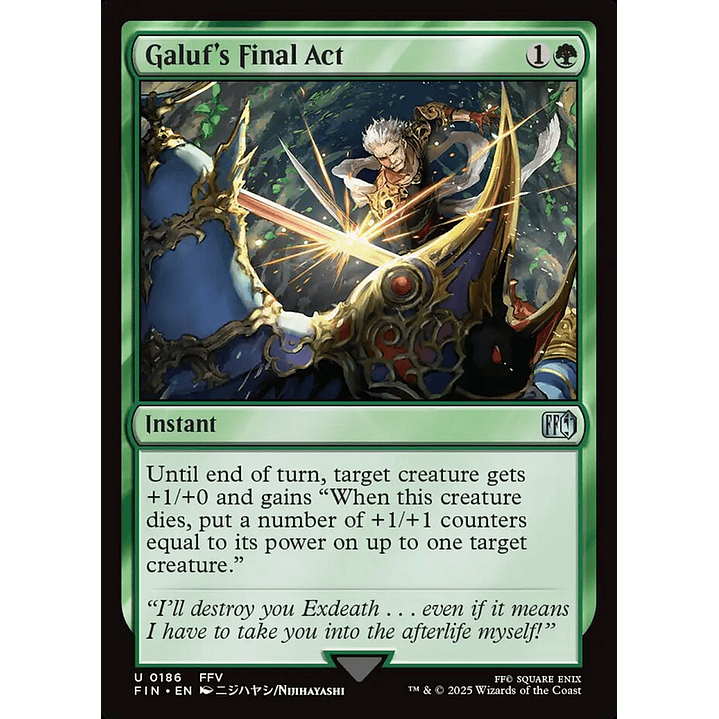 Galuf's Final Act | Inglés | NM | FIN 1