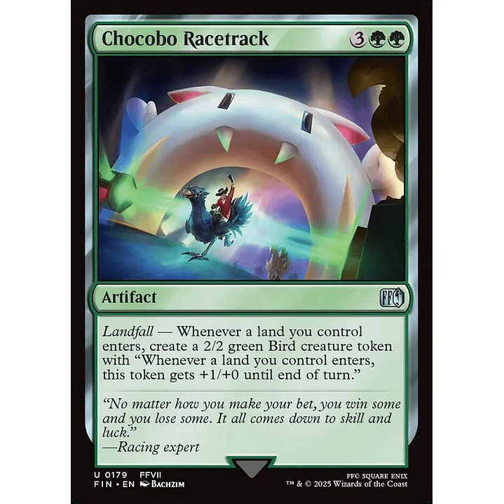 Chocobo Racetrack (foil) | Inglés | NM | FIN 1