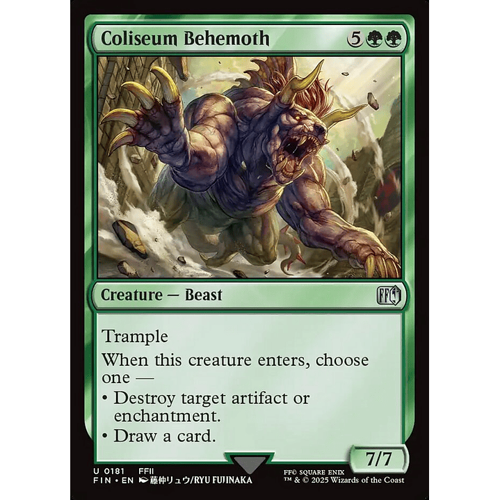 Coliseum Behemoth | Español | NM | FIN 1