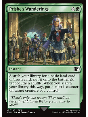 Prishe's Wanderings (foil) | Español | NM | FIN