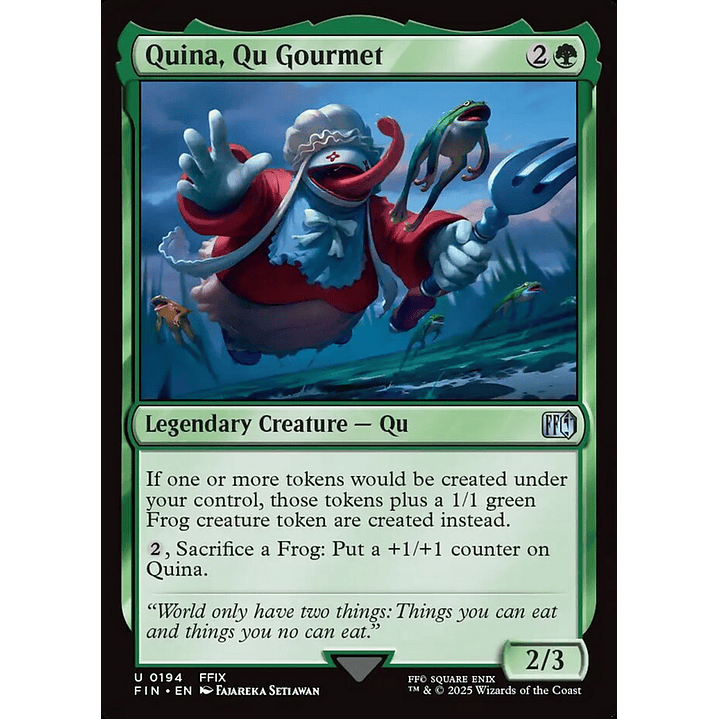 Quina, Qu Gourmet | Español | NM | FIN 1