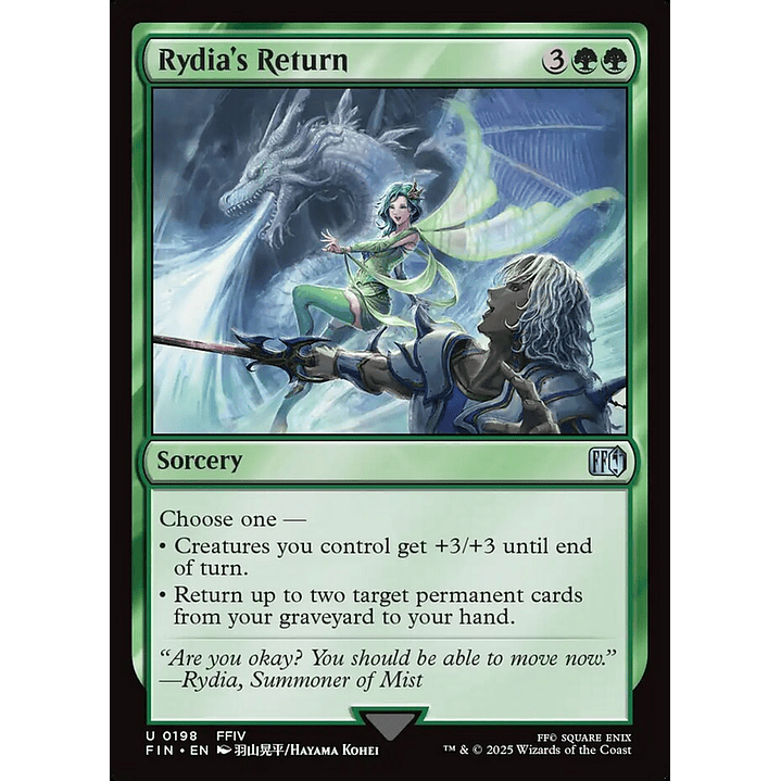 Rydia's Return | Español | NM | FIN 1