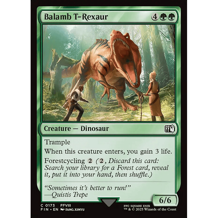 Balamb T-Rexaur (foil) | Español | NM | FIN 1