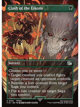 Clash of the Eikons (Borderless) | Español | NM | FIN