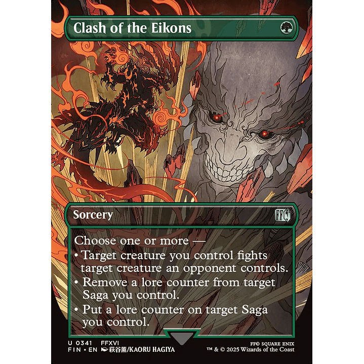 Clash of the Eikons (Borderless) | Español | NM | FIN 1