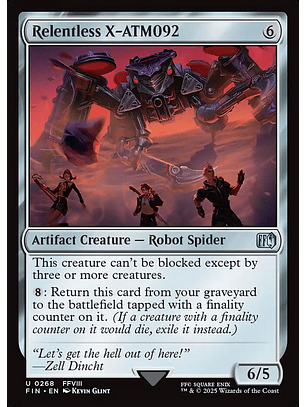 Relentless X-ATM092 (foil) | Inglés | NM | FIN