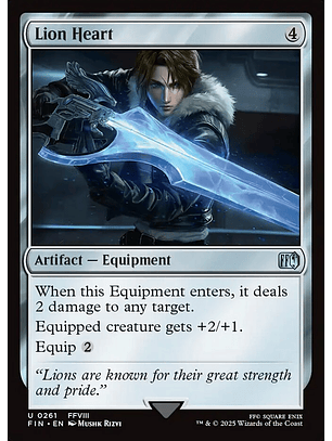 Lion Heart (foil) | Español | NM | FIN