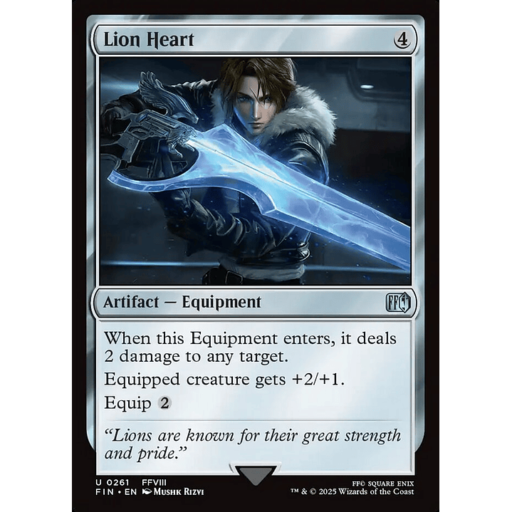 Lion Heart (foil) | Español | NM | FIN 1