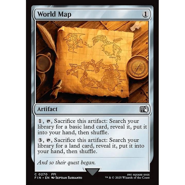 World Map | Español | NM | FIN 1