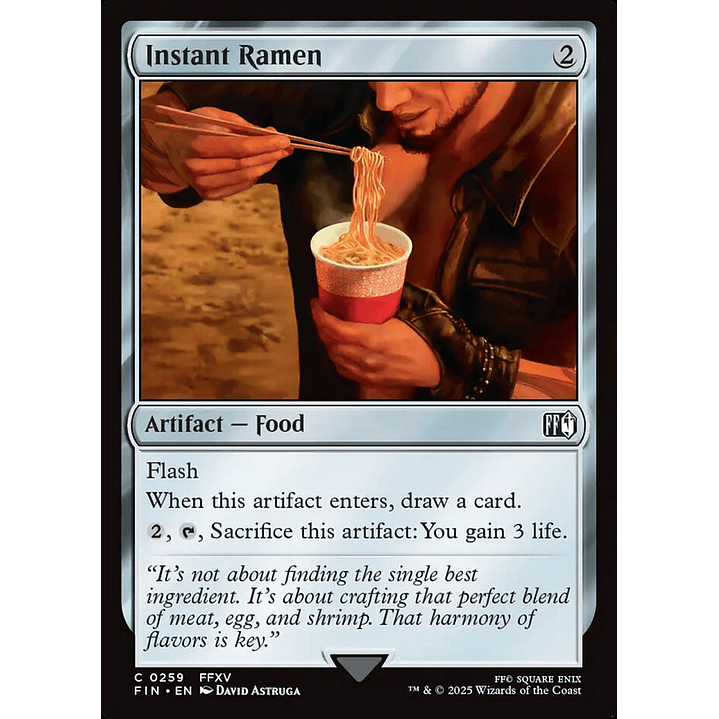 Instant Ramen (foil) | Español | NM | FIN 1