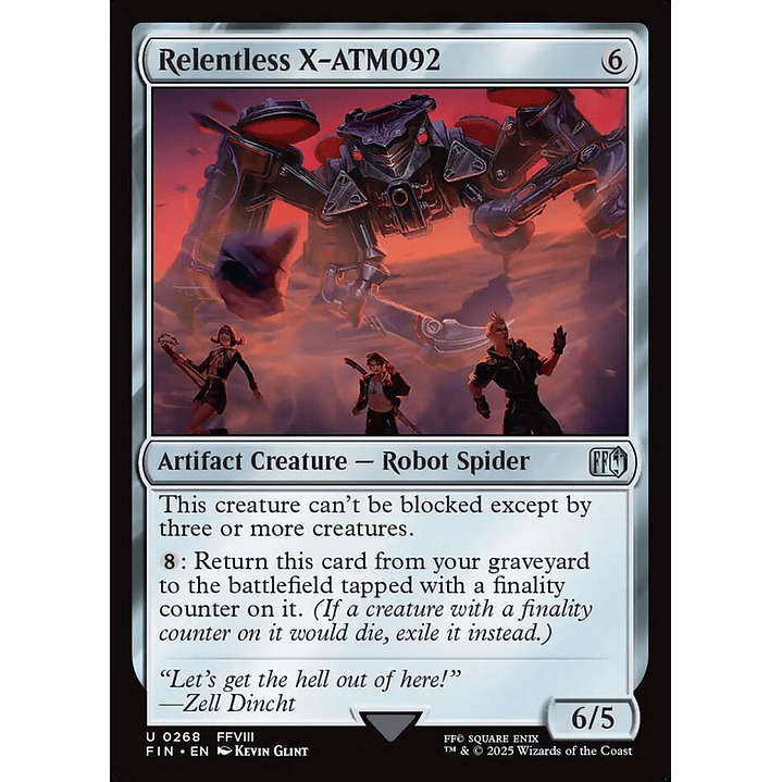 Relentless X-ATM092 | Español | NM | FIN 1