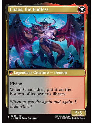 Garland, Knight of Cornelia // Chaos, the Endless (foil) | Inglés | NM | FIN