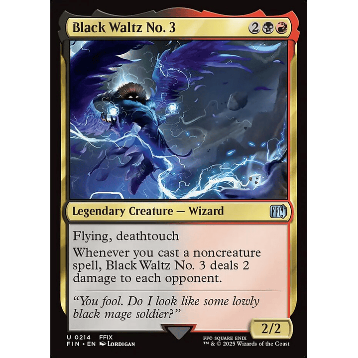 Black Waltz No. 3 (foil) | Inglés | NM | FIN 1