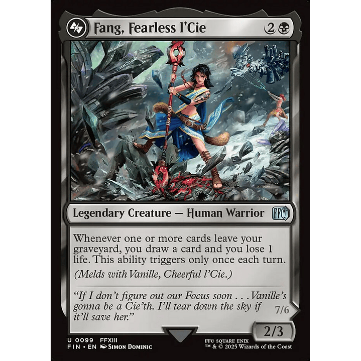 Fang, Fearless l'Cie | Inglés | NM | FIN 1