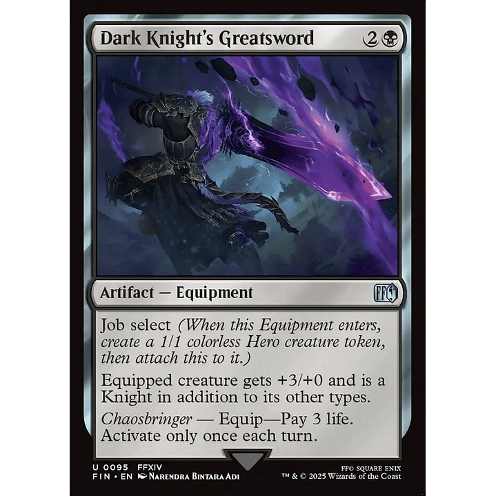 Dark Knight's Greatsword | Inglés | NM | FIN 1