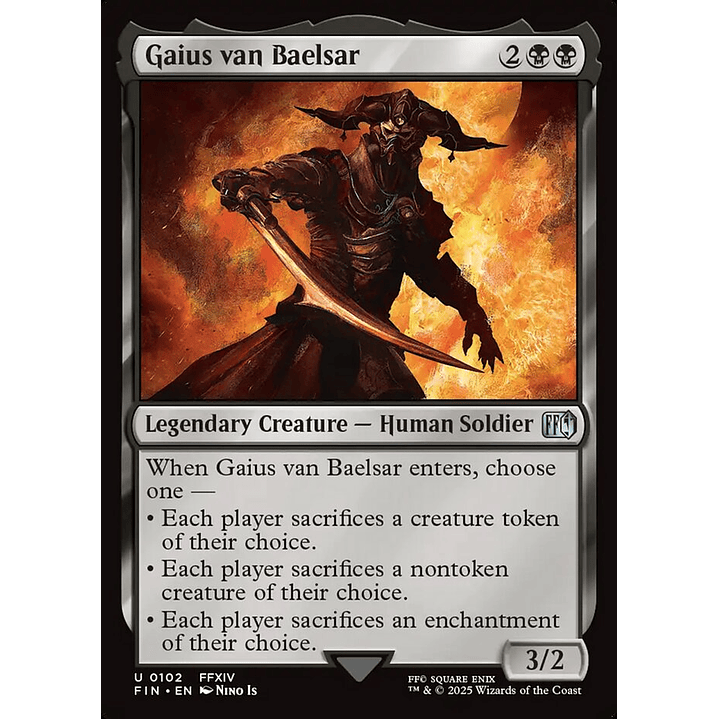 Gaius van Baelsar | Inglés | NM | FIN 1