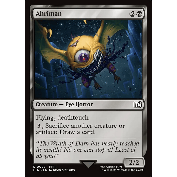 Ahriman | Inglés | NM | FIN 1