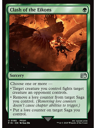Clash of the Eikons (foil) | Español | NM | FIN