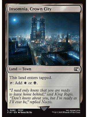 Insomnia, Crown City | Inglés | NM | FIN