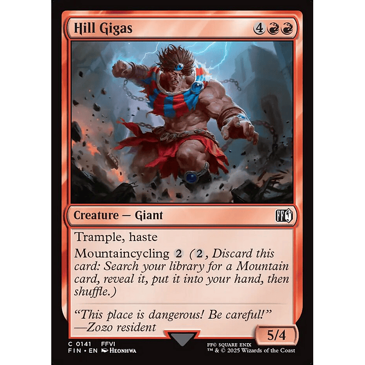 Hill Gigas | Inglés | NM | FIN 1