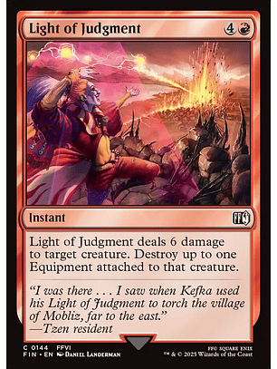 Light of Judgment (foil) | Inglés | NM | FIN