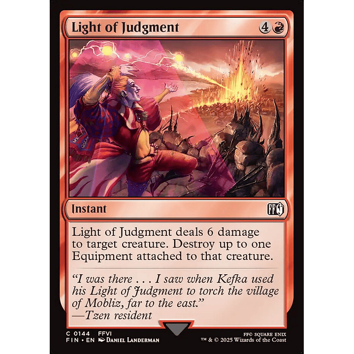 Light of Judgment (foil) | Inglés | NM | FIN 1