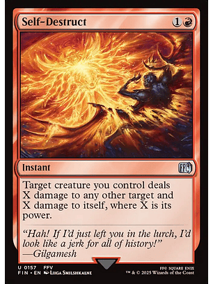 Self-Destruct (foil) | Inglés | NM | FIN