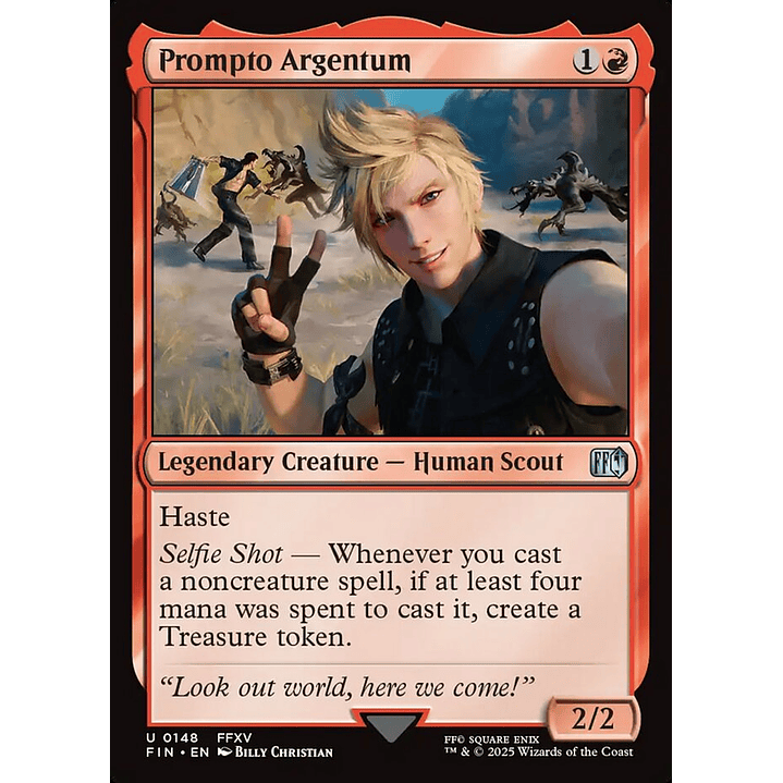 Prompto Argentum | Inglés | NM | FIN 1