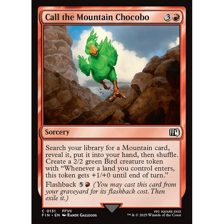 Call the Mountain Chocobo (foil) | Inglés | NM | FIN 1