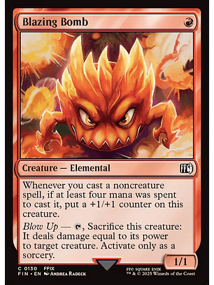 Blazing Bomb | Inglés | NM | FIN