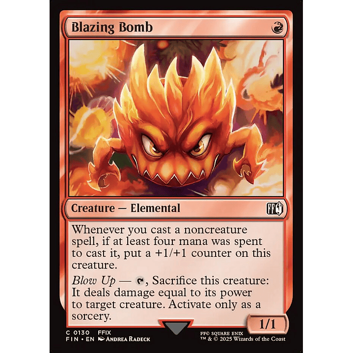 Blazing Bomb | Inglés | NM | FIN 1