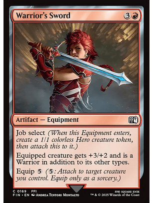 Warrior's Sword | Inglés | NM | FIN