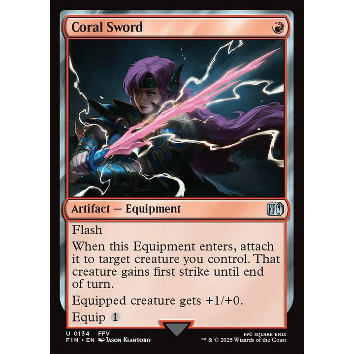 Coral Sword (foil) | Español | NM | FIN 1