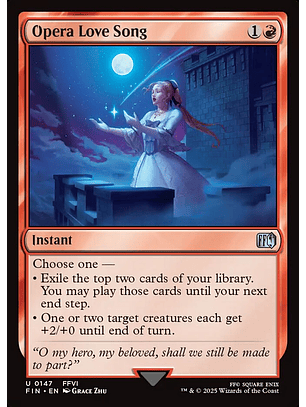 Opera Love Song | Español | NM | FIN