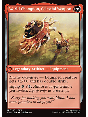 Sidequest: Play Blitzball // World Champion, Celestial Weapon | Español | NM | FIN