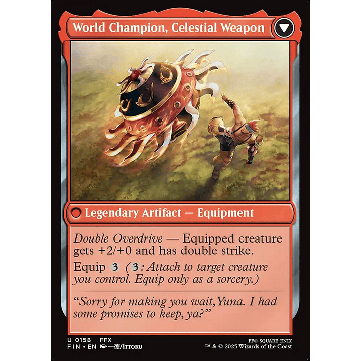 Sidequest: Play Blitzball // World Champion, Celestial Weapon | Español | NM | FIN 2