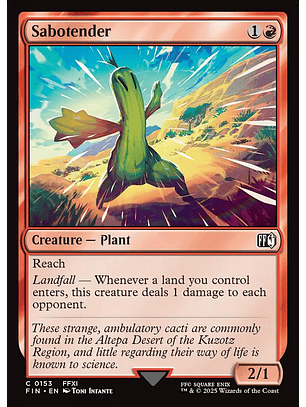 Sabotender | Español | NM | FIN