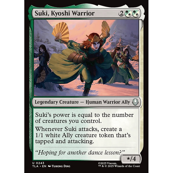 Suki, Kyoshi Warrior | Inglés | NM | TLA 1