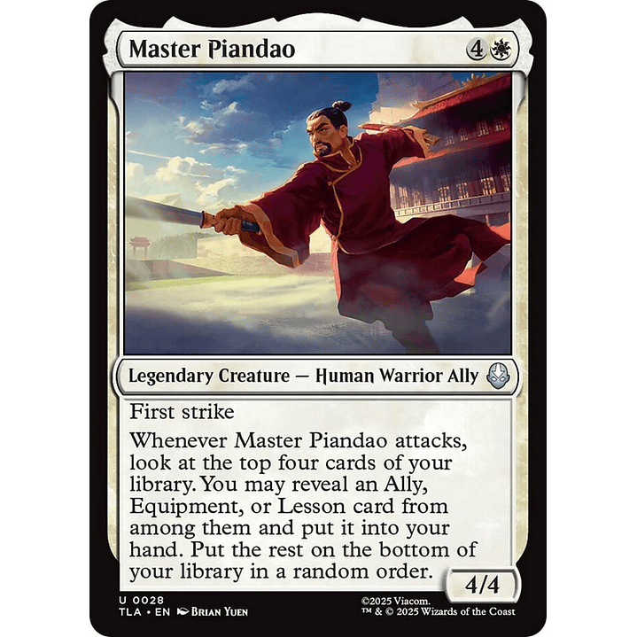 Master Piandao | Inglés | NM | TLA 1
