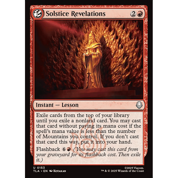 Solstice Revelations | Inglés | NM | TLA 1