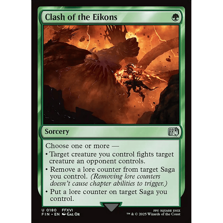 Clash of the Eikons (foil) | Inglés | NM | FIN 1