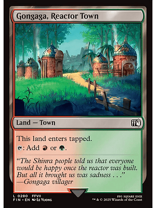 Gongaga, Reactor Town (foil) | Inglés | NM | FIN