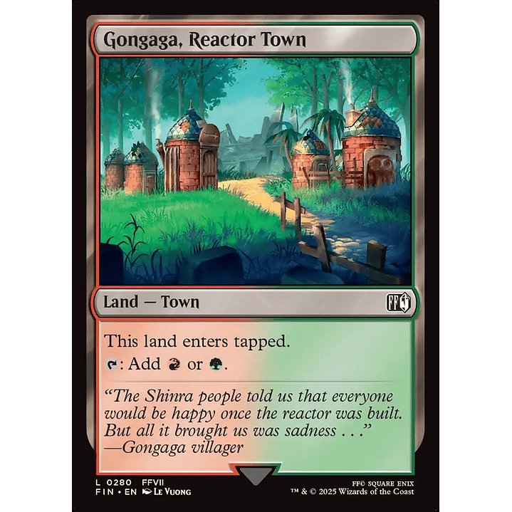 Gongaga, Reactor Town (foil) | Inglés | NM | FIN 1