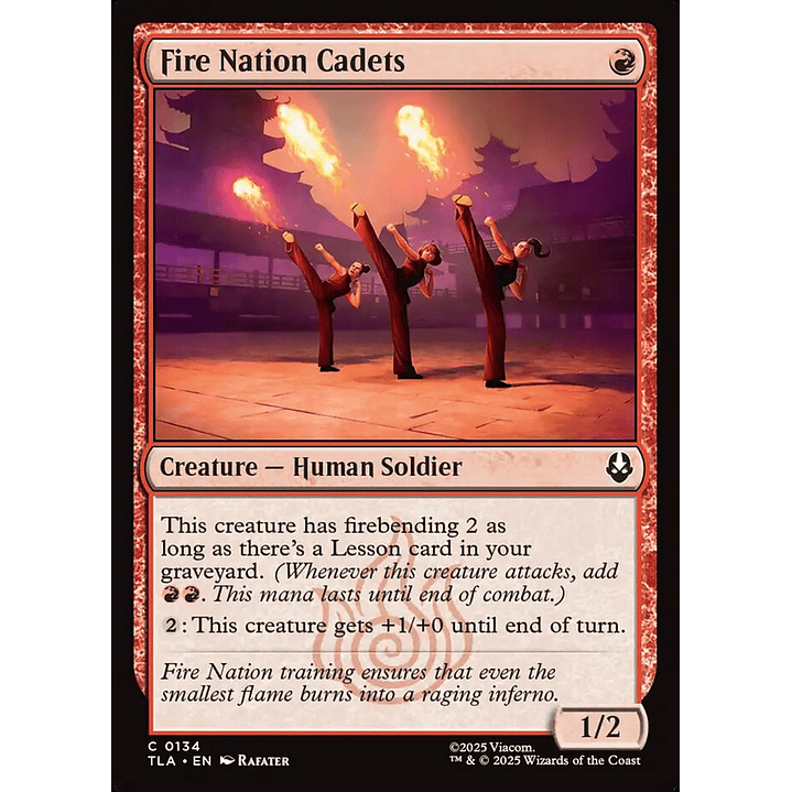 Fire Nation Cadets | Inglés | NM | TLA 1